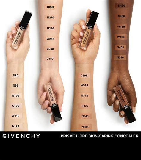 givenchy prisme libre concealer swatches|PRISME LIBRE SKIN.